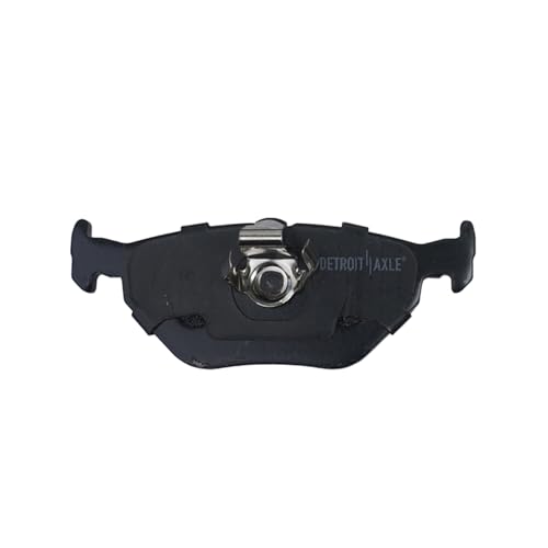 Image of Detroit Axle - Rear Brake Pads for BMW 525i 528i 530i 540i 323i 328Ci Ceramic Brake Pads w /Hardware Replacement