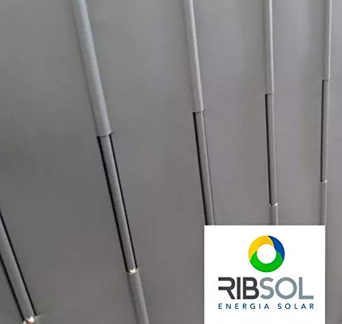 Placa Coletor Solar Banho Horizontal Aço Inox 200x100 Ribsol