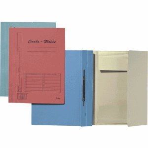 bene 111000GE Combi Folder A4 Yellow Pack of 5