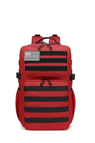 Image of Wotony Military Tactical Backpack for Men Waterproof Daypack 3 Day Assault Pack Molle Bag with Water Bottle Holder