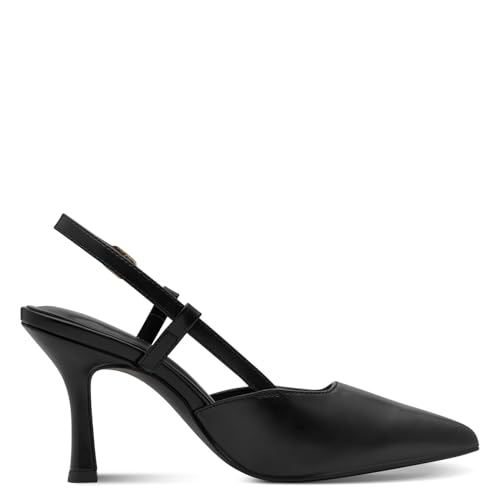 Marco Tozzi Damen Pumps weiches Feel Me Fußbett weiches Innenfutter Stylisch, schwarz (Black), 40 EU