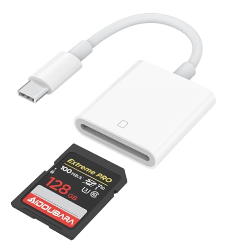 SD Card Reader USB C for iPhone 17/16/15 Series AIDOUBARA Memory Card Reader Digital Camera Adapter Compatible with iPad Mac MacBook Pro/Air Kodak Pixpro and More Type C Devices