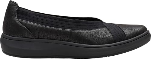 Clarks Clarks Women's BreezeSky Air Cloudsteppers Loafer, Black Textile, 9