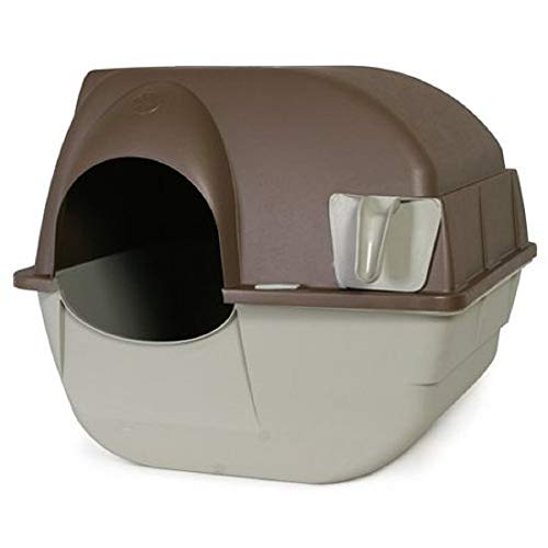 Omega Paw Self-Cleaning Litter Box, Pewter (1 Pack Regular)