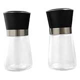 Salzmühle Und Pfeffermühle Gewürzmühle 180ml Mit Einstellbarem Keramikmahlwerk Mit Abdeckung Für Verschiedene Gewürze Mit Abdeckung 6er Set