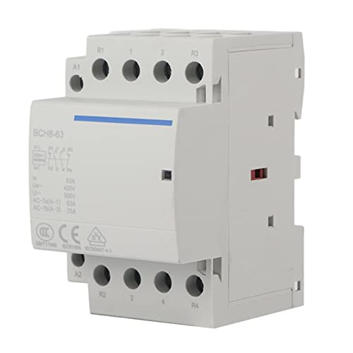 Contacteur AC domestique sur rail 4P 63A 230V pour tableau électrique résidentiel