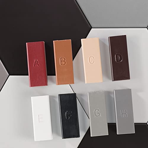 Maxxmee Reparatieset, voor tegels, alle keramische oppervlakken, met draadloze wassmelter, 16-delige set, 8 kleuren was - Afbeelding 7