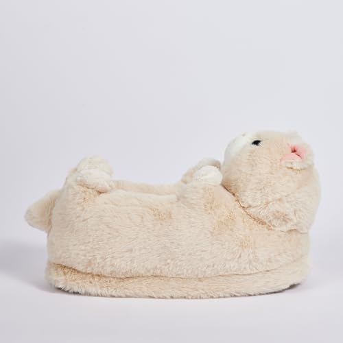 Image of Kids Animal Slippers, Soft Fuzzy Cozy House Shoes