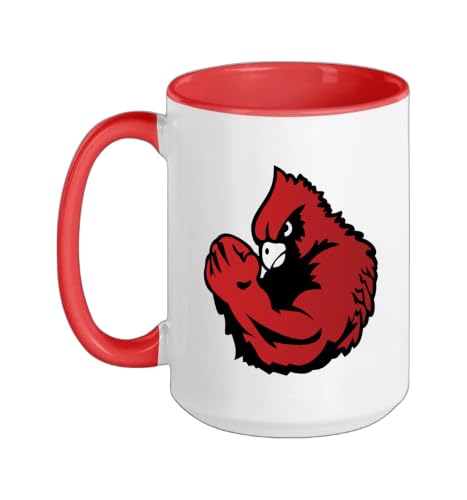 Sedgwick Cardinals Ceramic Mug, Red/White, 15oz
