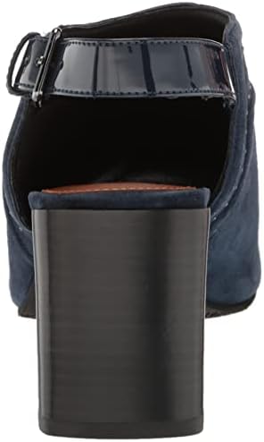 Donald Pliner Women's Heeled Sandal, Navy Suede Studs, 7 | Image 2