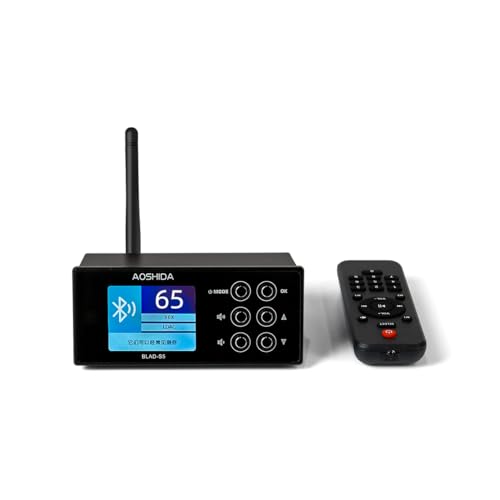 Récepteur audio Bluetooth AOSHIDA BLAD-S5 avec puce Qualcomm QCC5125 et télécommande