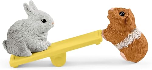 Maison pour Lapins Schleich 42500 avec cochon d'Inde et enclos de ferme - 5