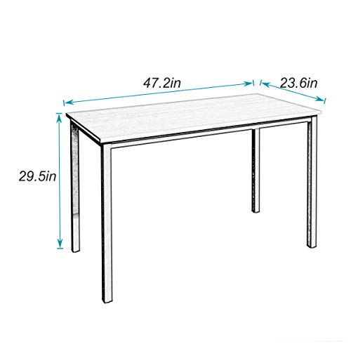 image for DlandHome 47 inch Computer Desk Home Office Table Writing Desk Study T