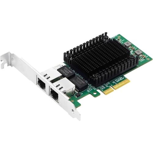 Adaptador de red Ethernet PCIe x4 de doble puerto 1G miniatura 1