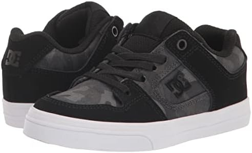 DC Unisex-Child Pure Elastic Skate Shoe, Black Camouflage, 2 US Little Kid | Image 6