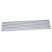 EMUCA 8934862 Grille de ventilation pour Réfrigérateur/Four en Aluminium Anodisé Mat