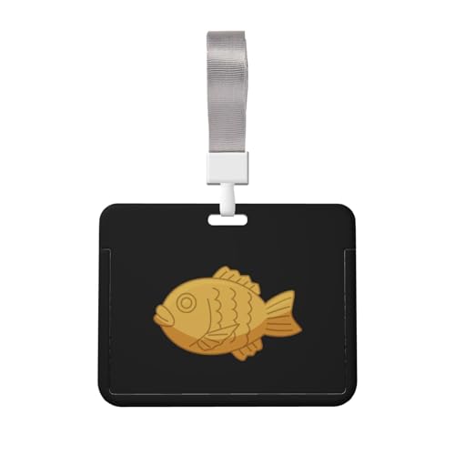 名札ケース たい焼き ネームホルダー 名刺ホルダー IDカードケース パスケース IDカードケース おしゃれ カードホルダー バッジホルダー 首掛け 吊り下げ名札 定期入れ 名刺入れ 旅行用品 学生証 贈り物