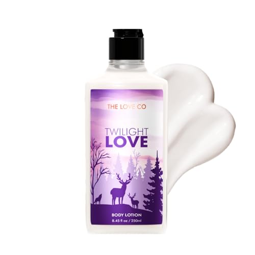 Image of THE LOVE CO. Twilight Love Body Lotion for Women 250ml | Floral Fragrance | Deep Moisturizing, Non-Sticky Formula | Luxury Body Care Gift