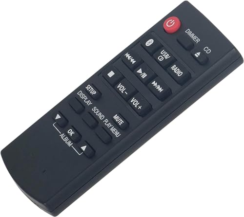 ALLIMITY N2QAYB000944 Replace Remote Control fit for Panasonic Stereo System SC-HC29 SC-HC295 SC-HC39 SC-HC39DBEWK SC-HC39EC-W SC-HC29EC-W SC-HC301EF-K SC-HC29EGK SC-HC397EGW SC-HC39EFK SC-HC29EF-K - Image 2