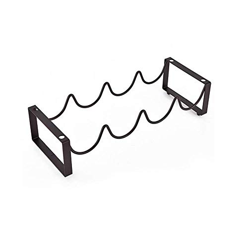 Soporte metálico para vino de 3 botellas apilable miniatura 1