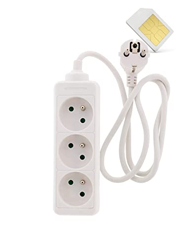 Spy Tec | Micro GSM Espion dans Multiprise 3 Prises - Ecoute en Direct à Distance - Mouchard GSM - Made in France