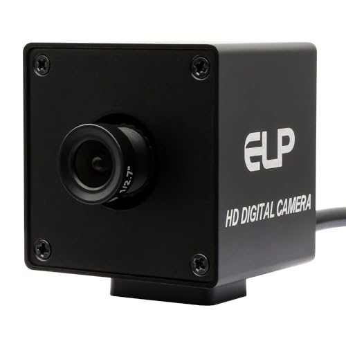Image of ELP 4K USB Camera 3.6mm Fixed Focus Lens Mini USB Webcam, UHD 2160P USB Camera with Color Sensor for Industrial Mini UVC USB2.0 Web Camera for Computer, Laptop, PC