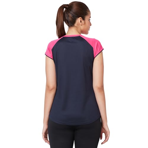 Image of berge' Ladies Polyester Dry Fit Western Shirts & Tshirts for Women, Quick Drying & Breathable Fabric, Gym Wear Tees & Workout Tops