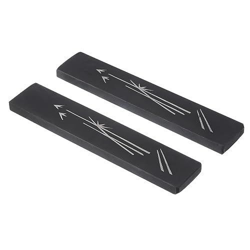 PATIKIL Kalligrafie Papiergewicht 1 Paar Briefbeschwerer Chinesische Kalligrafie Steine 18cm/7