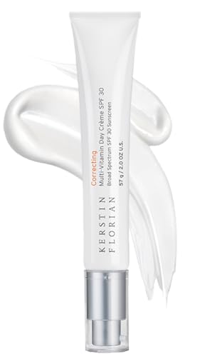 Kerstin Florian Multi Vitamin Day Creme SPF 30 | Daily Facial Moisturizer with Natural Zinc Oxide | Sunscreen with UVA and UVB Protection | Oil Free (2 oz)