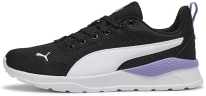 PUMA Erkek Anzarun Lite Spor Ayakkabı, PUMA Black-PUMA White-Lavender Alert, 35.5 EU - Görsel 4