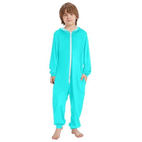 Kids’ Teal Fleece Onesie