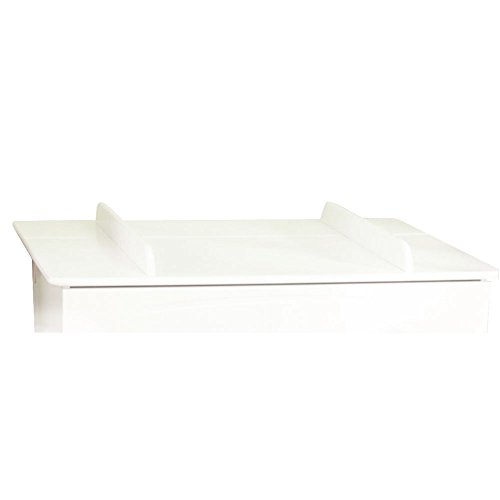 Domiva plan arrière transformable en étagère blanc pour table à langer