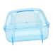 FRCOLOR 2 Pcs Hamster Bathroom Small Animal Container Small Animal Bathroom Hamster Bath Container Hamster Bath Basin Rats Bath Small Clear Container Pet Bathtub Sand Plastic Pearlescent
