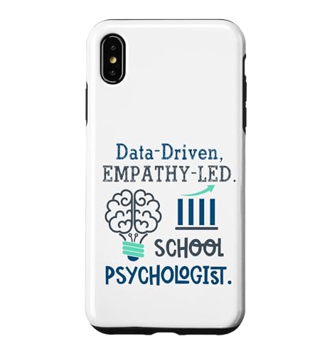Data-Driven Empathy-Led School Psychologist Brain Graphic �X�}�z�P�[�X iPhone XS Max �p