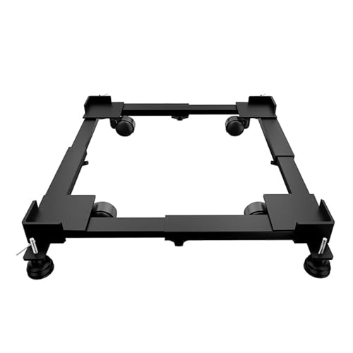RSK INDIA | Adjustable Washing Machine Stand with Wheels | Heavy Duty 150 kg Load Capacity | Trolley for Washing Machines, Refrigerator & Dishwasher | with Anti-Vibration Leveling Foot view 1