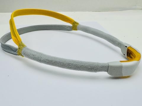 Replacement fit Like Style Compatible Adjustable Headgear Yellow/Gray Like The Nasal Solo Option by F&P 400-SL122(SC@28E) Not Universal Not to be Used