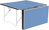 TRABAJO PESADO: mesa de tenis de mesa MDF de 15 mm, mesa de ping pong para interiores de 9 pies, patas fuertes, robustas y mejoradas.