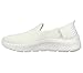 Skechers Women's Hands Free Slip-Ins Go Walk Flex-Relish Sneaker, Off White, 9.5 Wide