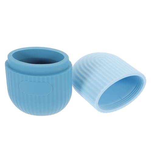 Didiseaon bandeja de hielo belleza C moldes enfriamiento eye massager Rodillo molde de rodillo de hielo rodillo de hielo para masaje de piel Púrpura