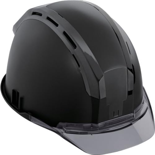 TJMデザイン タジマ ヘルメット セフメット セフ取付溝付ヘルメット マットブラック スモーク HSMBCSB