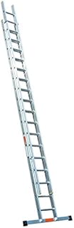 TB Davies 1102-001, Trade Double Extension Ladder, 3.0 Meter / 9.84 Feet, Extends To 5.0 Meters / 16.40 Feet, Comfort D-shaped Rungs, 3-Year Warranty, EN131 Professional