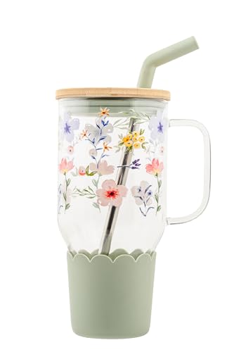 10 Strawberry Street Adria Hydration Travel Tumbler, Sage Garden