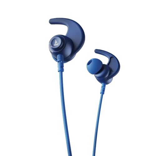 Image of boAt Rockerz 260 Wireless Neckband Earphones with 25 Hours Playtime, Beast Mode, ENx Tech for Clear Calls, ASAP Charge, 10mm Drivers, IPX5 Resistance & Bluetooth v5.2 (Cool Blue)