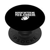 Vous aimez le football américain ? Excellent design « Repeat After Me Yes Coach ». Obtenez ce t-shirt pour homme, femme, amis ou toute personne qui aime le football américain.