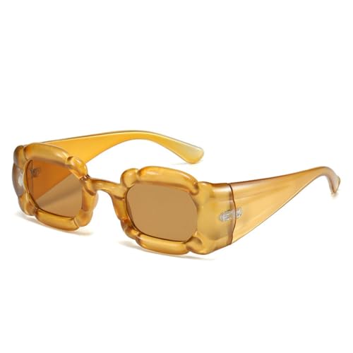 Lunettes de soleil carrées pour en finir avec l'éblouissement grâce au dégradé vintage