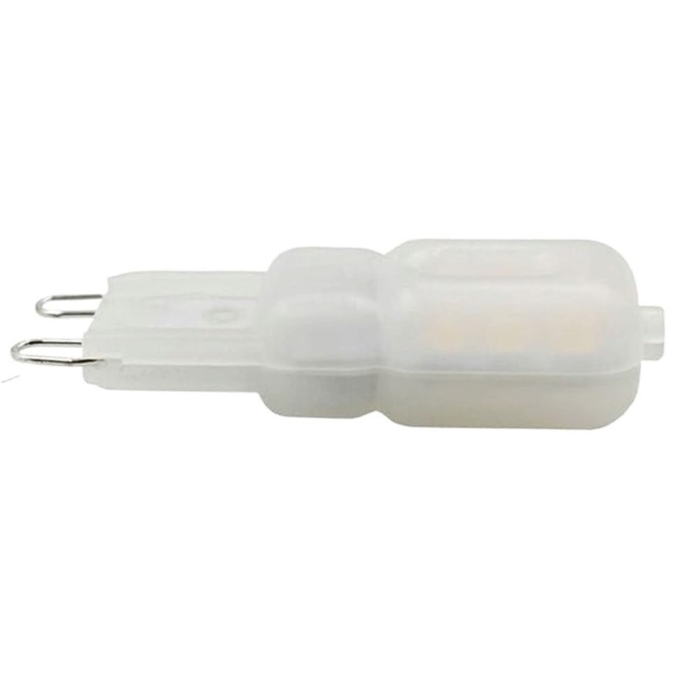 Fengyan Casa Lampadine, Confezione da 20, lampadine a LED a mais G9 2835SMD AC220V 3W/5W dimmerabili for ufficio, centro commerciale, casa(Clear cover - warm white,3W)