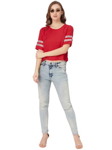 Image of Style Quotient Women Red Solid Top