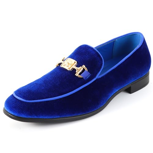 Men's Penny Slip-on Velvet Loafer Luxury Suede Tuxedo Dress Shoes Fancy Smoking Slipper Party Prom Wedding Shoes Comfortable Lightweight