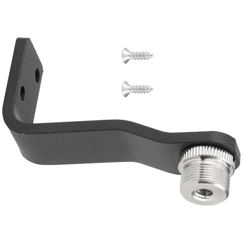 Adaptateur micro coudé 5/8 vers 1/4 pour orienter un micro au mur ou table - 3
