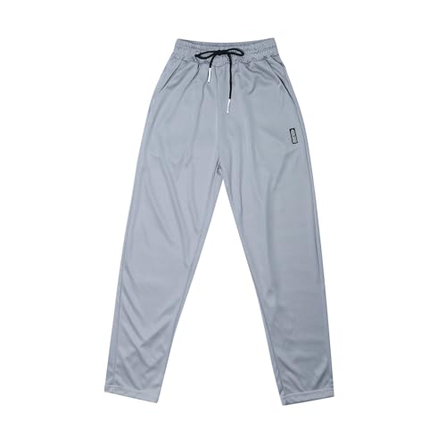 Mens Casual Pants Solid Quick Drying Comfort Stretch Drawstring Sweatpants Lightweight Trendy Trousers with Pockets2